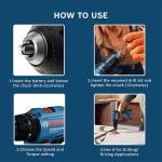 Bosch GSB 183-LI Kit (1 Battery)