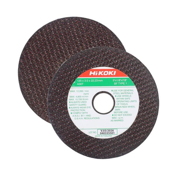 Hitachi 5"x3 mm Cutting Wheel